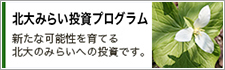 北大フロンティア基金　北大みらい投資プログラム